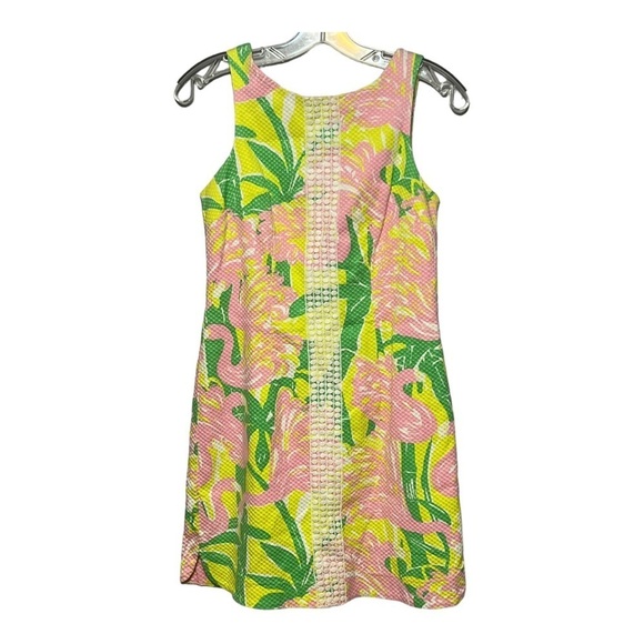Lilly Pulitzer For Target Summer Breeze Shift Dress Pink Green Floral Size 2 - Picture 2 of 13